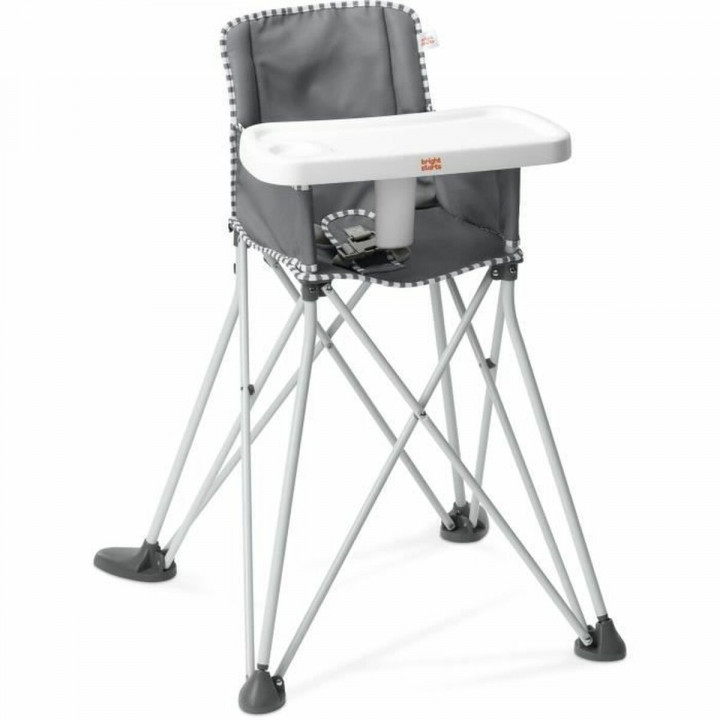 Highchair Bright Starts Pop N Dine Grey