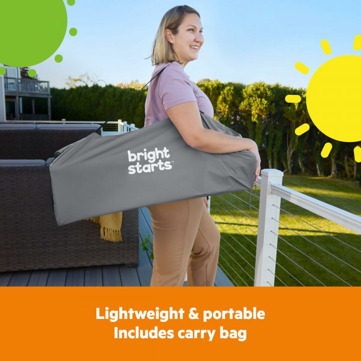 Highchair Bright Starts Pop N Dine Grey