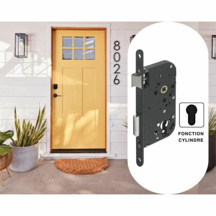 Mortise lock Yale Y60R-A50/N Steel 7,7 x 2 x 23 cm