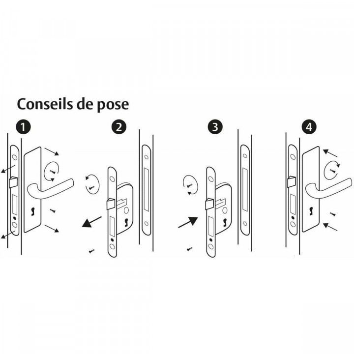 Mortise lock Yale Y60R-A50/N Steel 7,7 x 2 x 23 cm