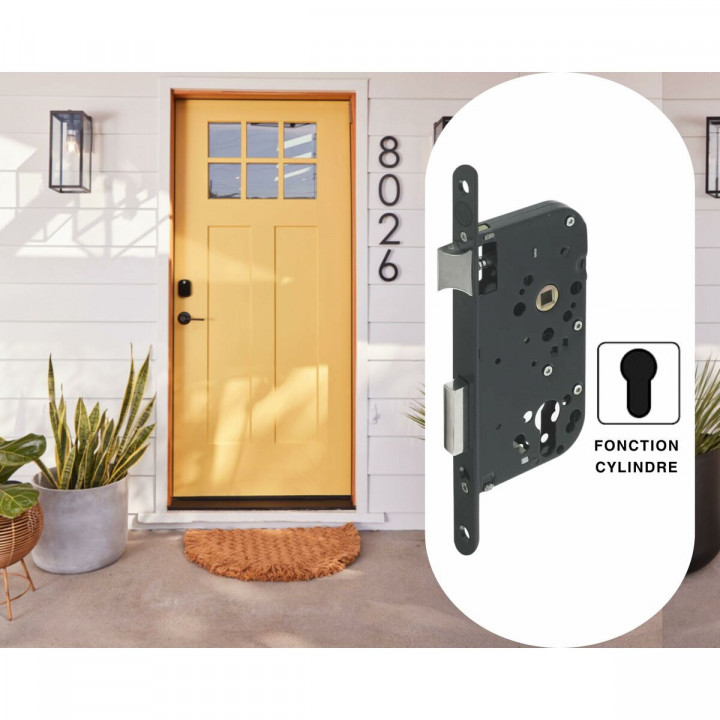 Mortise lock Yale Y60R-A50/N Steel 7,7 x 2 x 23 cm