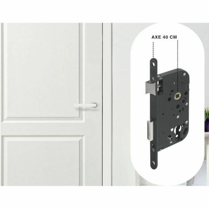 Mortise lock Yale Y60R-A40/N 6,75 x 2 x 23 cm Steel