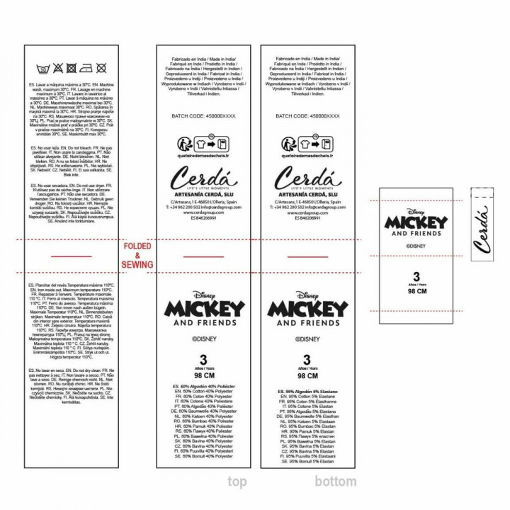 Set of clothes Minnie Mouse Grey