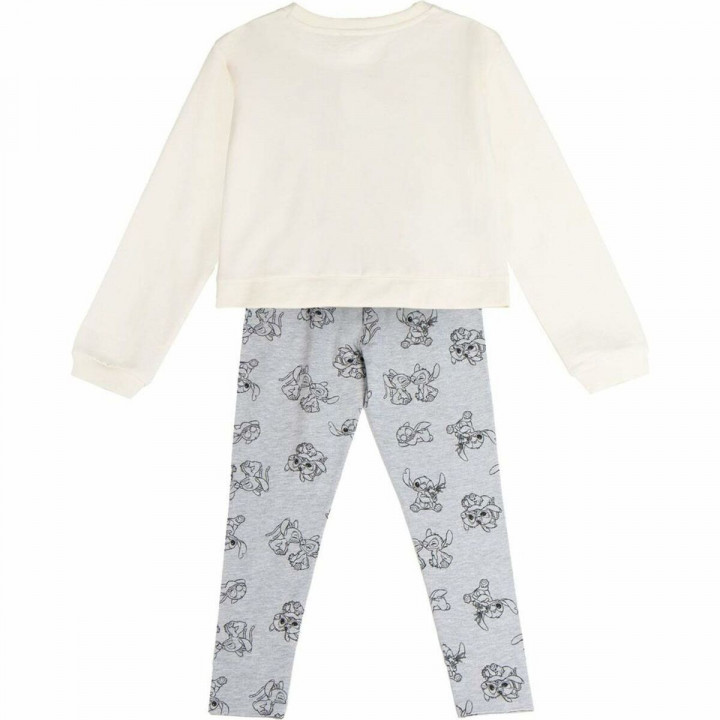 Conjunto de Ropa Stitch Beige