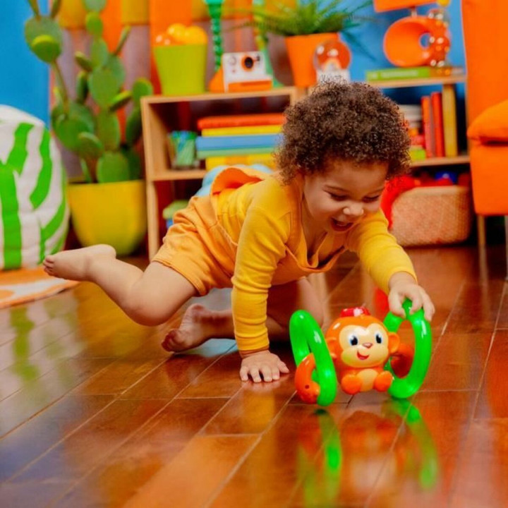 Juguete Musical Bright Starts Little Roll & Glow Monkey