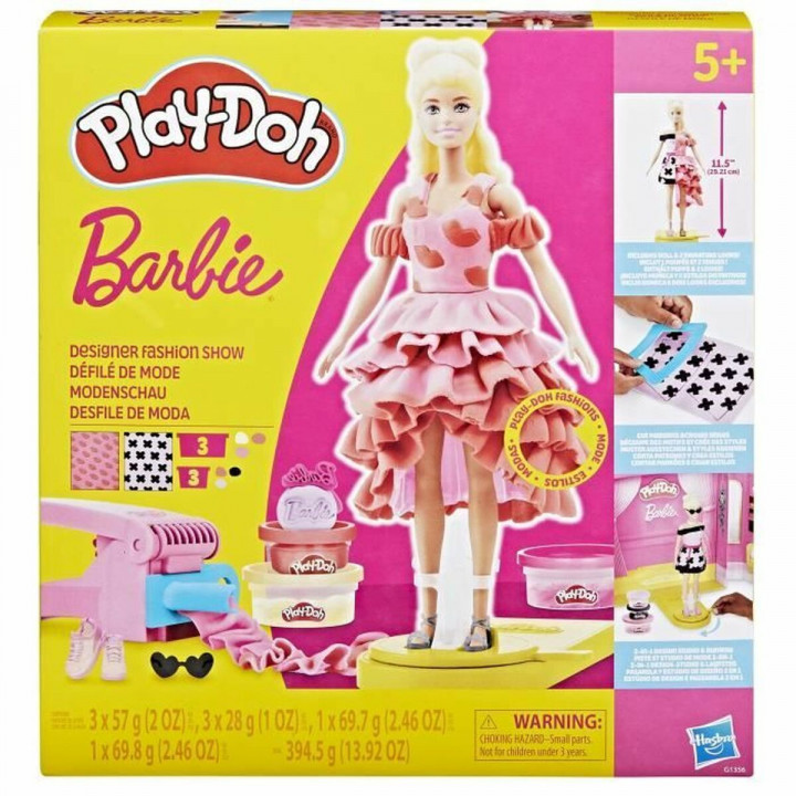 Knetspiel Play-Doh Barbie Designer Fashion Show Bunt