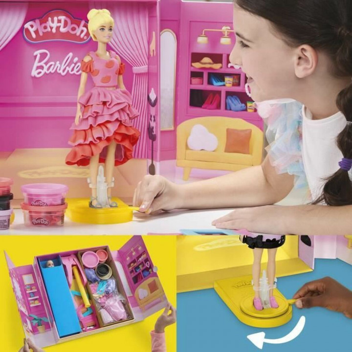 Pâte à modeler en argile Play-Doh Barbie Designer Fashion Show Multicouleur
