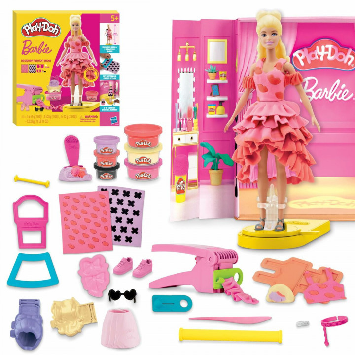 Knetspiel Play-Doh Barbie Designer Fashion Show Bunt