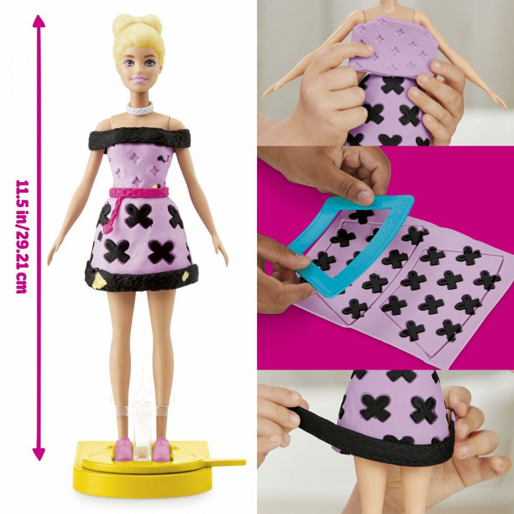 Set di Plastilina Play-Doh Barbie Designer Fashion Show Multicolore