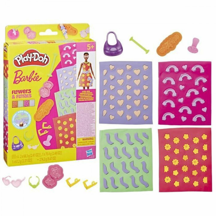 Knetspiel Play-Doh Barbie FLowers & Florals Bunt