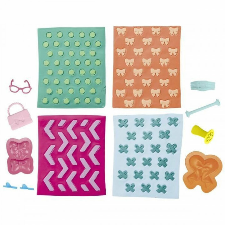 Plasticine Spel Play-Doh BArbie Pearls & Bows Multicolour