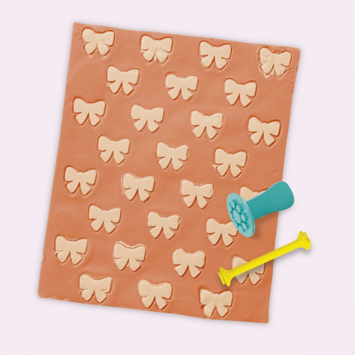 Plasticine Spel Play-Doh BArbie Pearls & Bows Multicolour