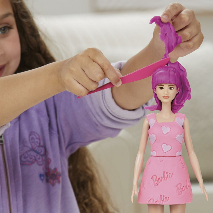 Pâte à modeler en argile Play-Doh Barbie Hearts & Hair Multicouleur