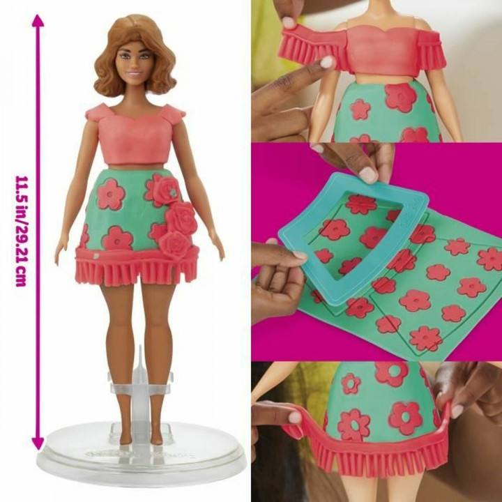 Pâte à modeler en argile Play-Doh Florals & Fringe Multicouleur