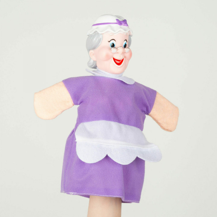 Pluchen Marionet Colorbaby Roodkapje