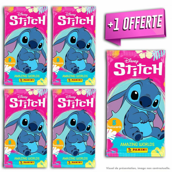 Stickerverpakking Panini Stitch Fantasy Worlds 25 Onderdelen