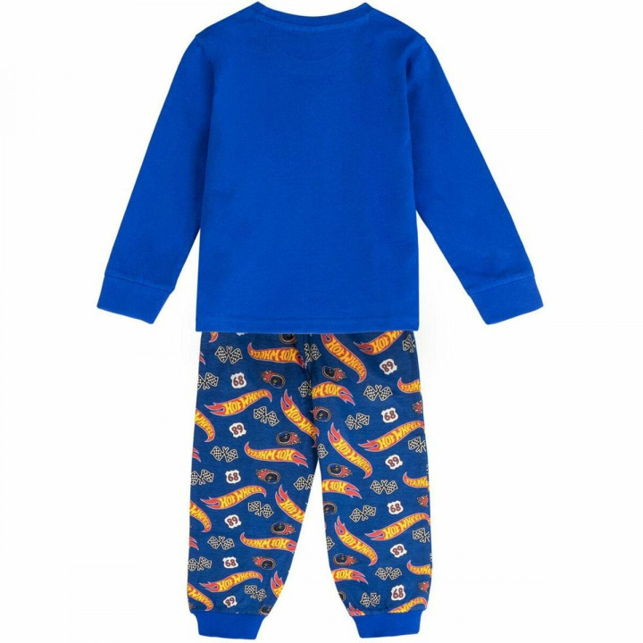 Pyjama Kinderen Hot Wheels Blauw