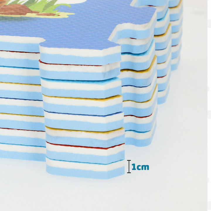 Puzzle Colorbaby 120 x 60 cm Multicolore animali 8 Pezzi