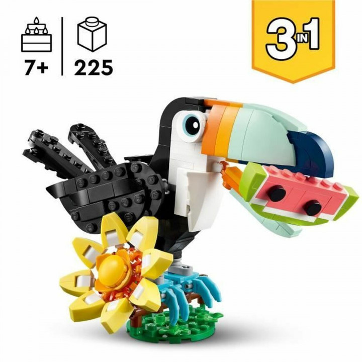 Set di Costruzioni Lego 31173 Wild Animals : Tropical Toucan 225 Pezzi
