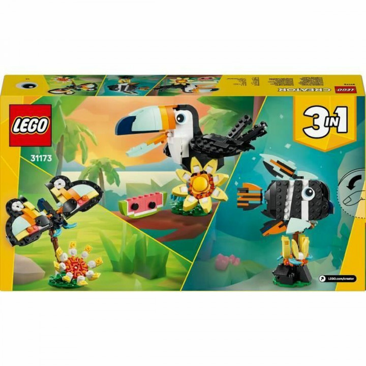 Bouwspel Lego 31173 Wild Animals : Tropical Toucan 225 Onderdelen