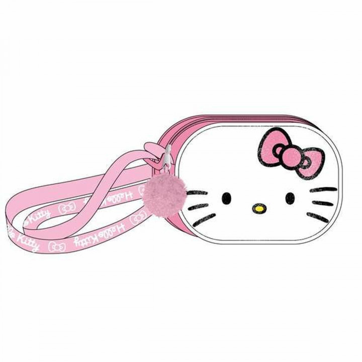 Bolso Bandolera Hello Kitty Rosa 14,5 x 10,5 x 4,0 cm