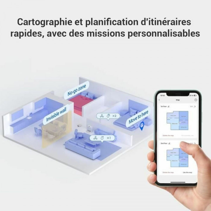 Robot aspirateur intelligent Ezviz