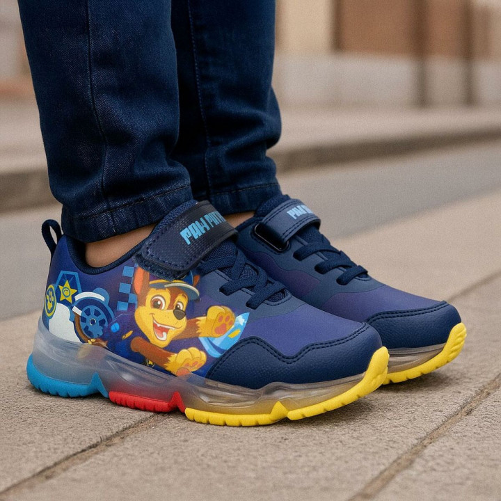 Turnschuhe mit LED The Paw Patrol Dunkelblau