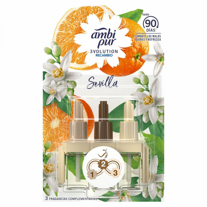 Ricambi Per Diffusore Per Ambienti Ambi Pur 3VOLUTION Arancio 20 ml