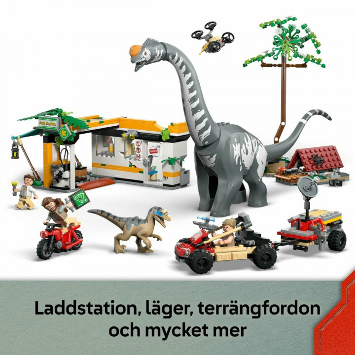 Set di Costruzioni Lego JURASSIC WORLD 76973 Raptor & Titanosaurus Tracking Mission