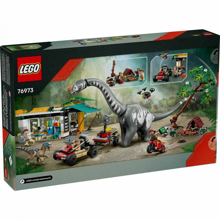 Bouwspel Lego JURASSIC WORLD 76973 Raptor & Titanosaurus Tracking Mission