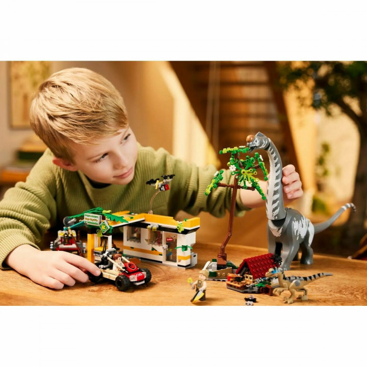 Bouwspel Lego JURASSIC WORLD 76973 Raptor & Titanosaurus Tracking Mission