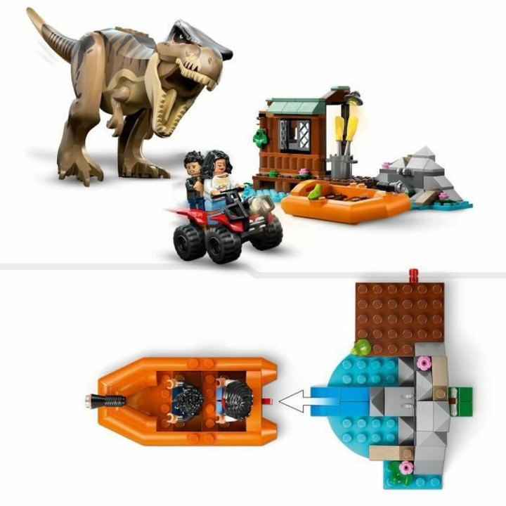 Set de construction Lego JURASSIC WORLD 76975 T.Rex River Escape