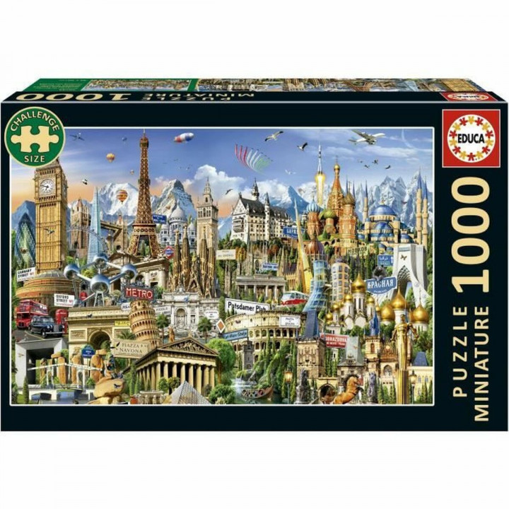 Puzzle Educa Europe Minature 1000 Pezzi