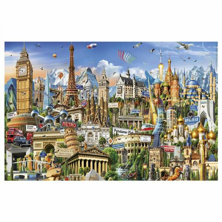 Puzzle Educa Europe Minature 1000 Pièces