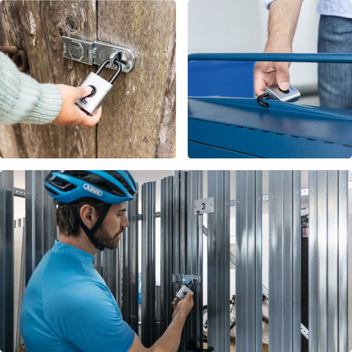 Candado de llave ABUS Rectangular