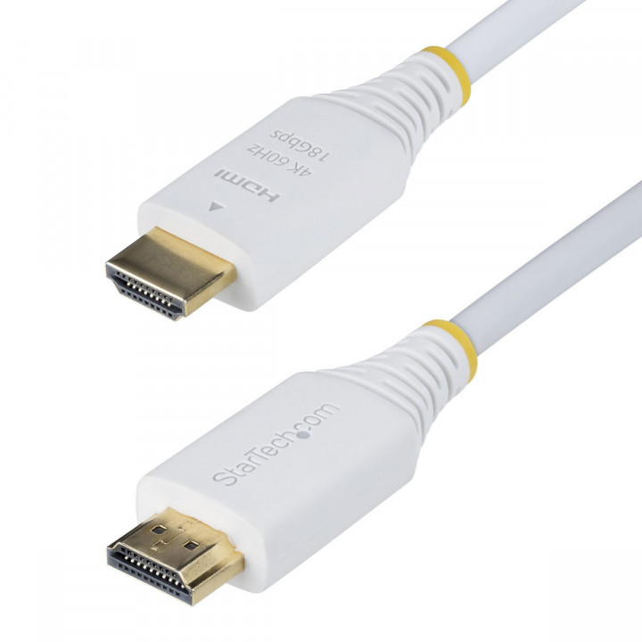 USB-kabel Startech HDMI2-CABLE-4K60-10W Wit 3 m