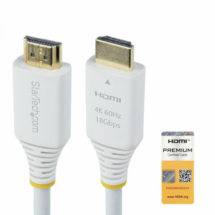 Cable USB Startech HDMI2-CABLE-4K60-10W Blanco 3 m