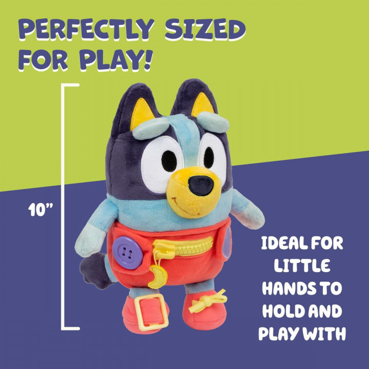 Peluche Bluey Azul rouge Plástico