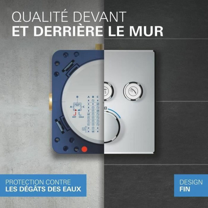 Douchekolom Grohe Grijs 31 cm