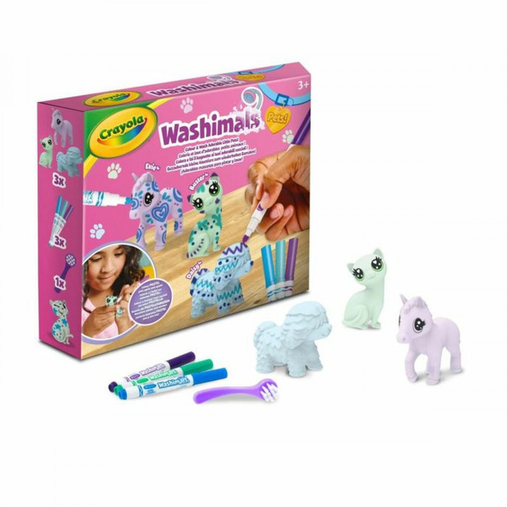 Set de Dibujo Crayola Washimals (3 Piezas) (3 Unidades)