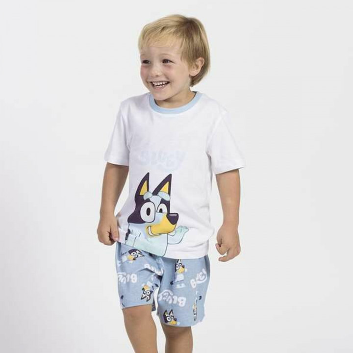 Pyjama Enfant Bluey Blanc