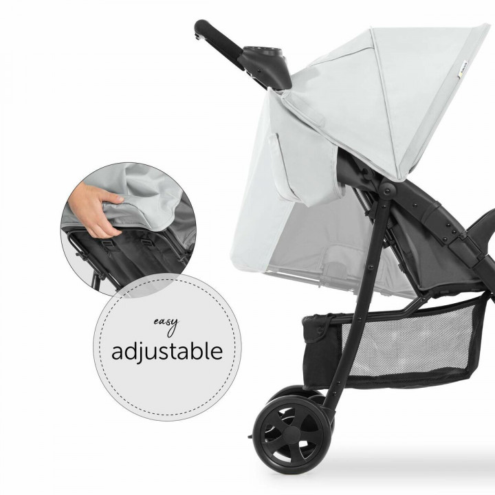 Poussette pour bébé Hauck Noir Gris