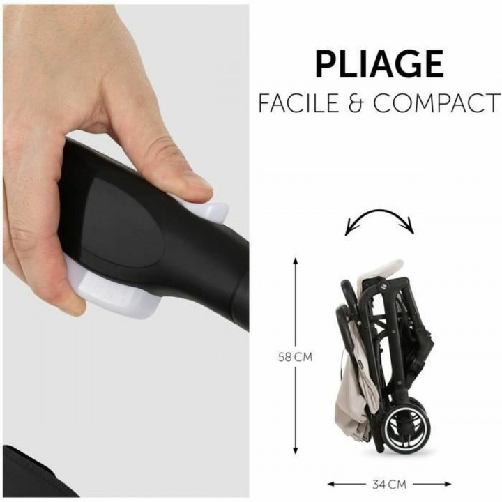 Poussette pour bébé Hauck Beige