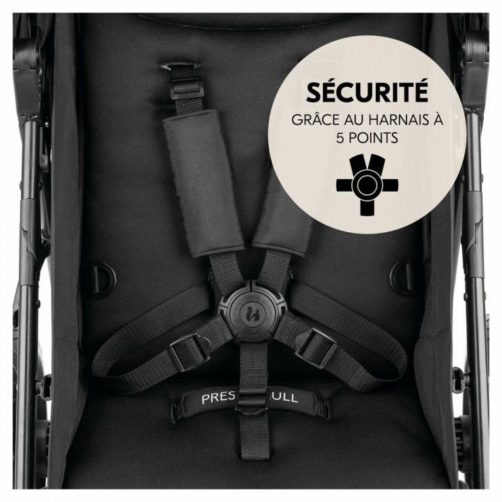 Poussette pour bébé Hauck Noir