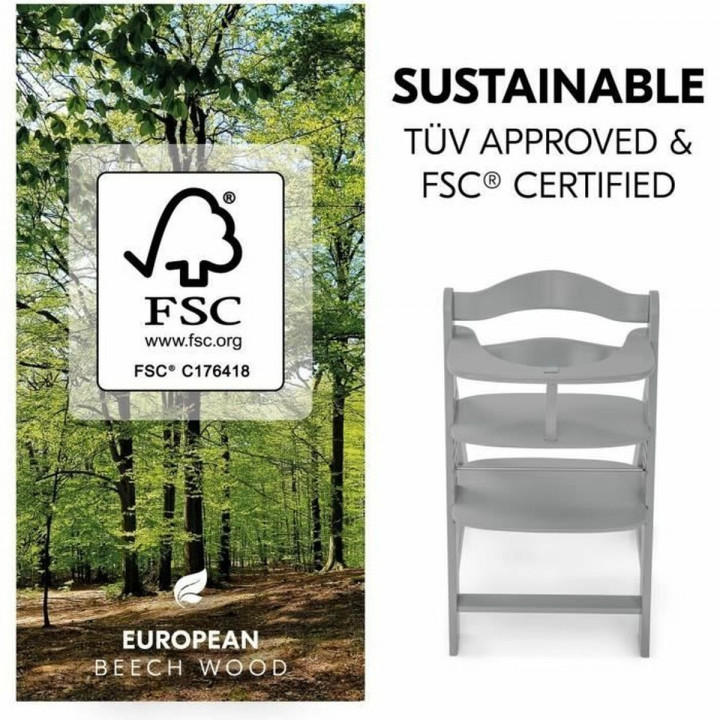 Hochstuhl Hauck Grau