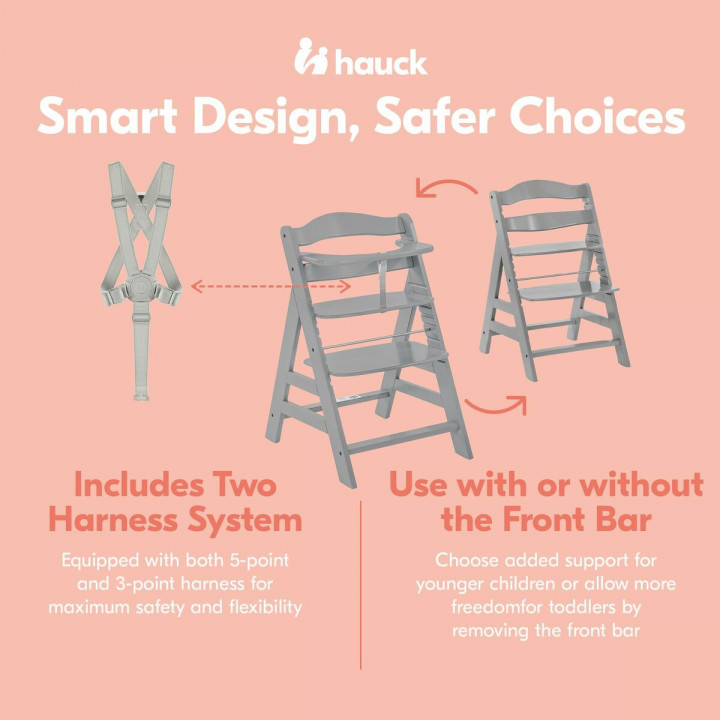 Highchair Hauck Grey