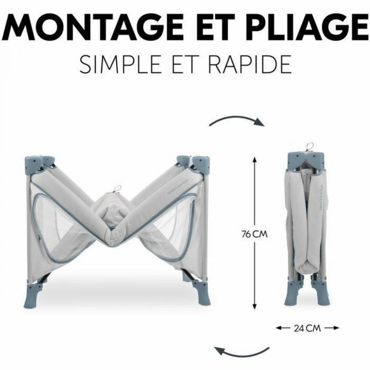 Lit de bébé Hauck Bleu