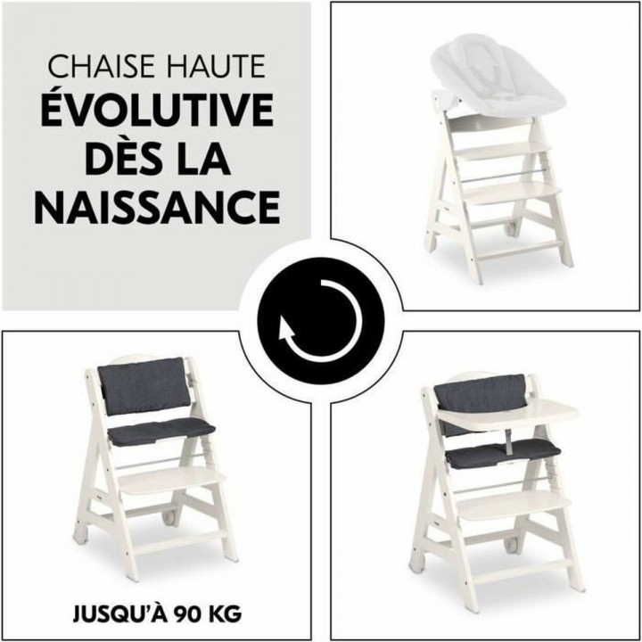 Chaise haute Hauck Noir