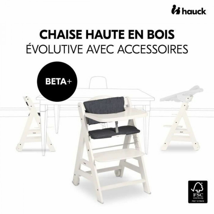 Chaise haute Hauck Noir