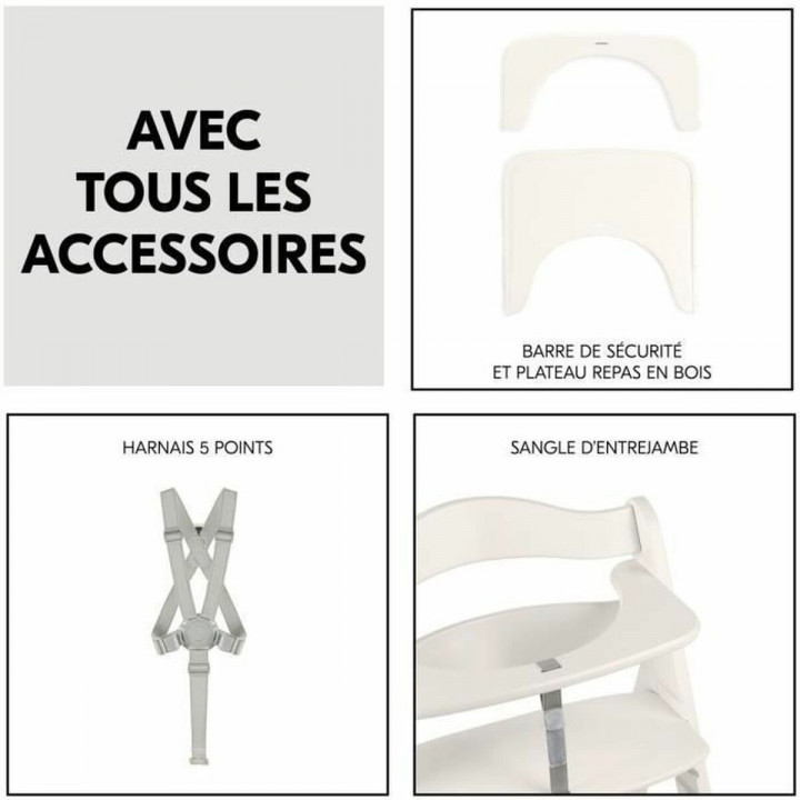 Chaise haute Hauck Noir